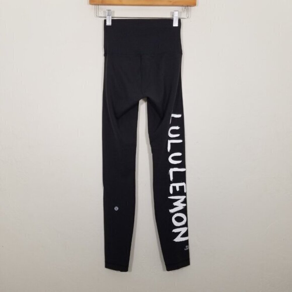 Lululemon‎ Wunder Train High Rise Leggings Black Size 2